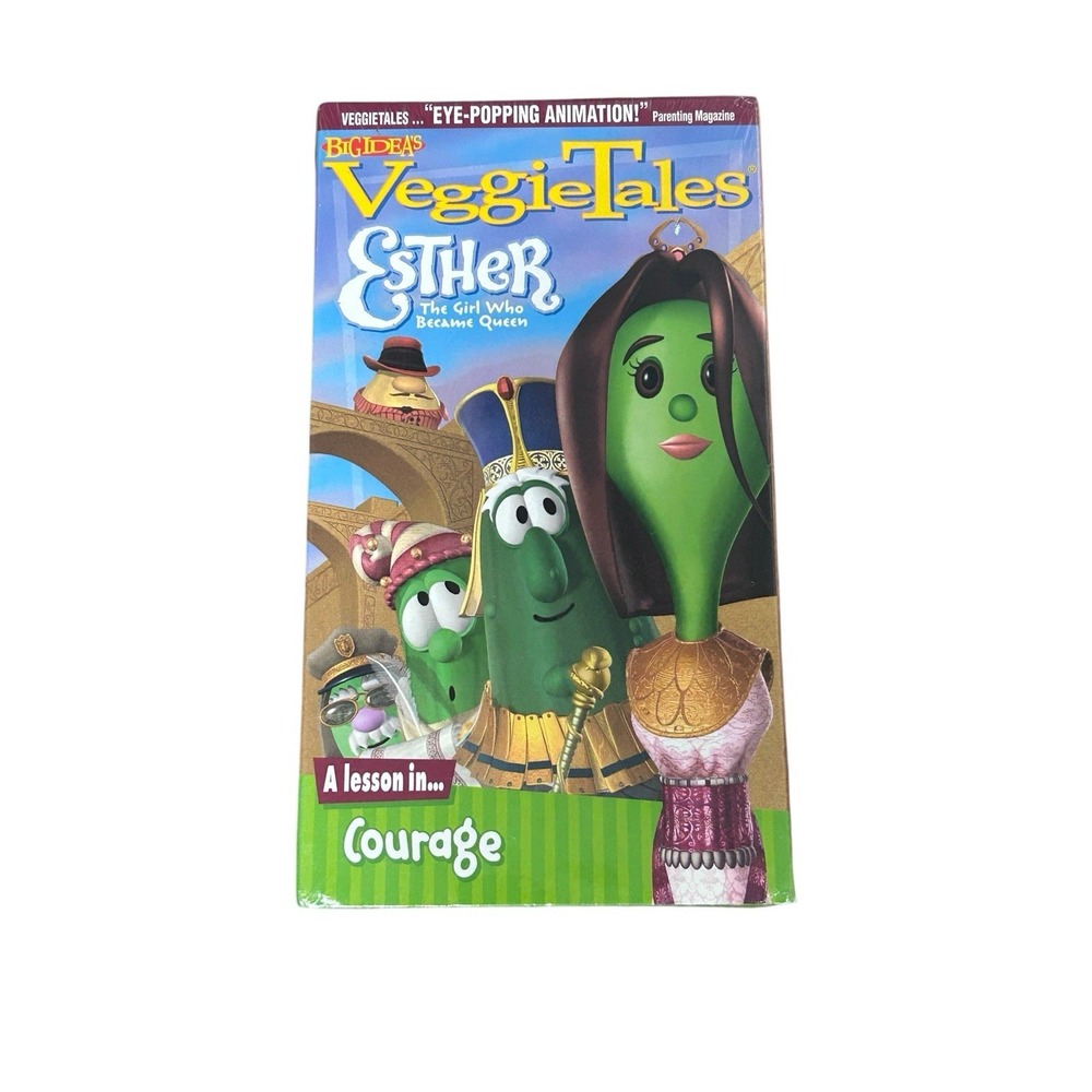 VeggieTales Classics VHS‎ Video Tape Esther Girl Became Queen Green New & Sealed